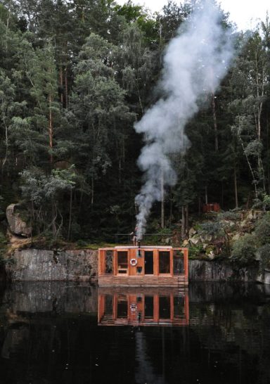 Sauna con vista